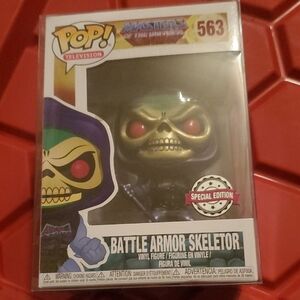 Masters Of The Universe Battle Armor Skeletor #563 Special Edition Funko Pop